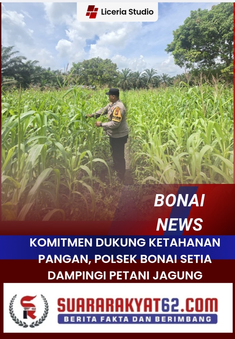 Dukung Program Ketahanan Pangan Nasional, Bhabinkamtibmas Desa Kasang Mungkal Perkuat Pendampingan Petani