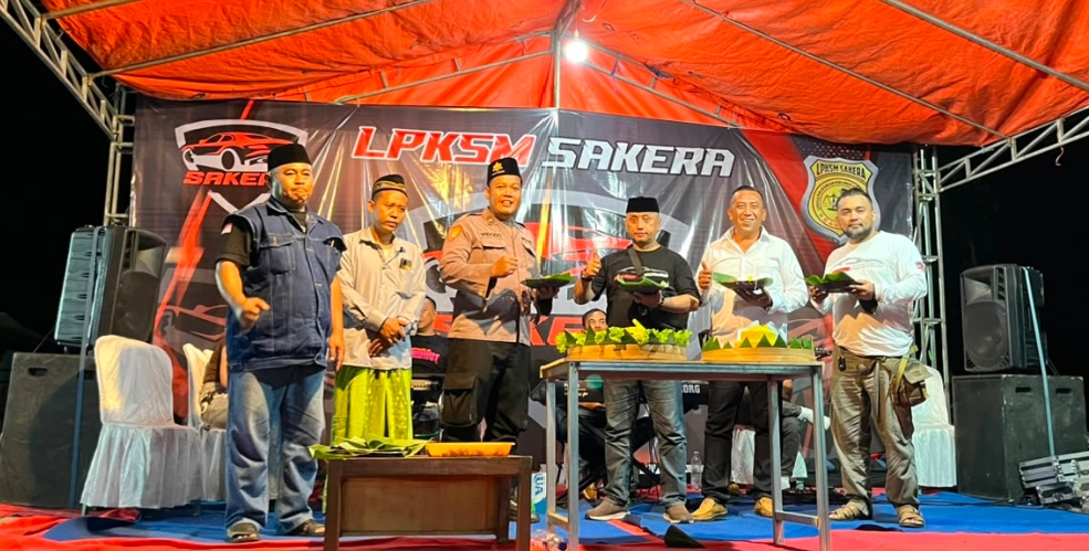 Ketua Umum Dewan pimpinan Pusat DPP LPK-SM Sakera Moch Romi. A. SH. Resmikan Base Camp Baru